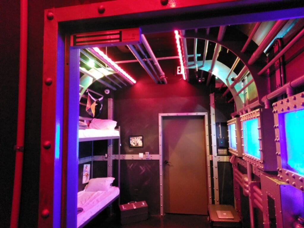 Submarine interior
